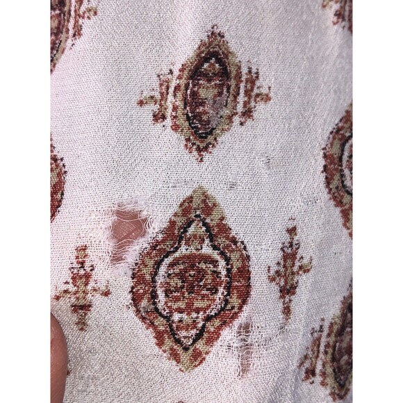 lucky brand Women’s Blouse Tassels Colorful Size Large - Picture 8 of 16